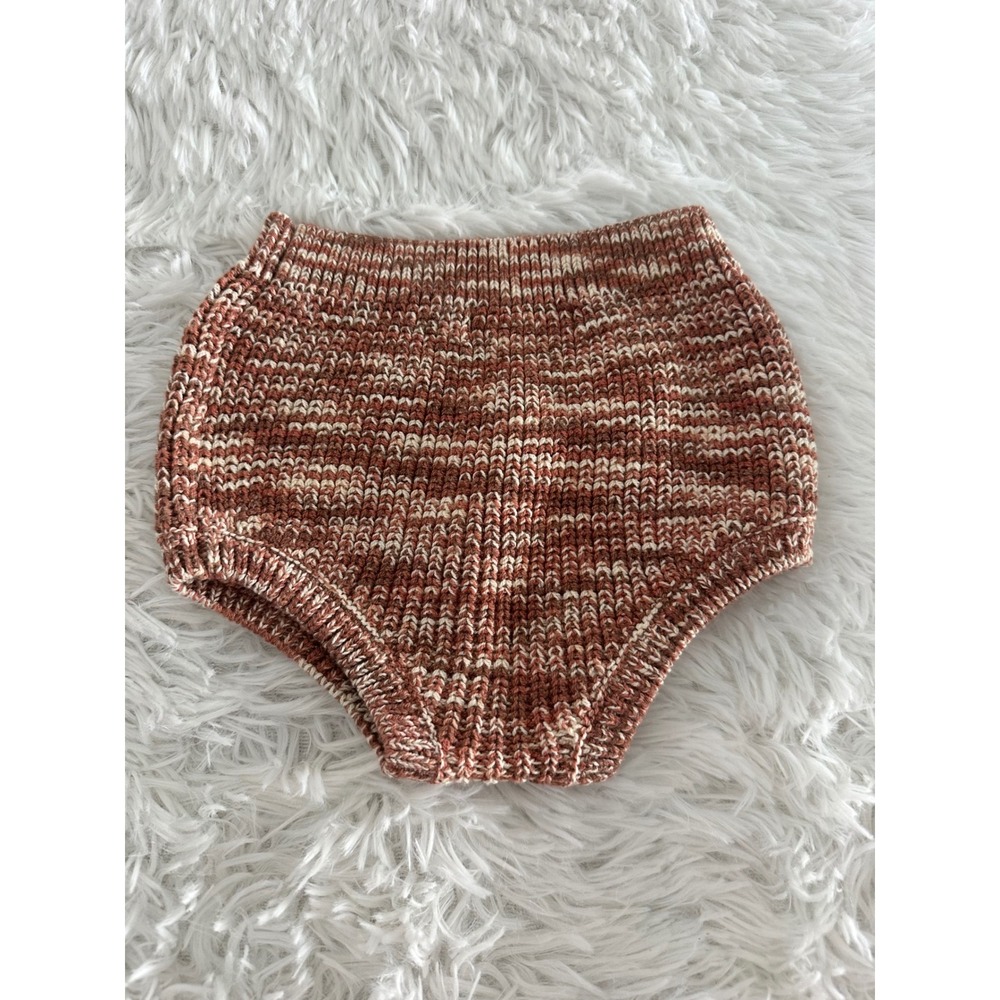 Nwot Rylee & Cru baby knit‎ bloomers in the heathered spice colorway 12-18m